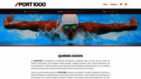 What Sport1000.com website looked like in 2020 (3 years ago)