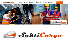 What Sakticargo.co.id website looked like in 2020 (3 years ago)