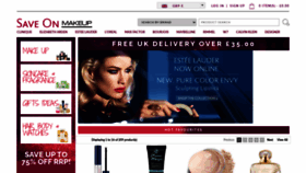 What Saveonmakeup.co.uk website looked like in 2020 (3 years ago)