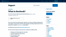 What Sawbuck.com website looked like in 2020 (3 years ago)