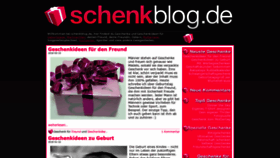What Schenkblog.de website looked like in 2020 (3 years ago)