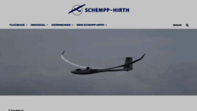 What Schempp-hirth.com website looked like in 2020 (3 years ago)