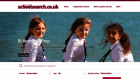What Schoolsearch.co.uk website looked like in 2020 (3 years ago)
