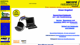 What Second-notebooks.de website looked like in 2020 (3 years ago)