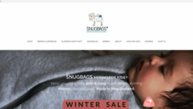 What Snugbags.com website looked like in 2020 (3 years ago)