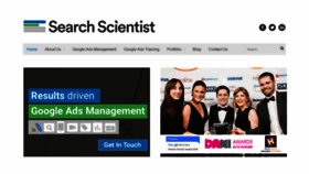 What Searchscientist.co.uk website looked like in 2020 (3 years ago)