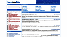 What Sourcecodeonline.com website looked like in 2020 (3 years ago)