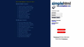 What Simplehtml.com website looked like in 2020 (3 years ago)