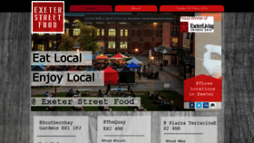 What Streetfoodexeter.co.uk website looked like in 2020 (3 years ago)