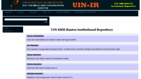 What Skp.uinbanten.ac.id website looked like in 2020 (3 years ago)