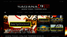 What Sarana4dvip.com website looked like in 2020 (3 years ago)
