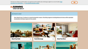 What Sandybay.sunwing.net website looked like in 2020 (3 years ago)