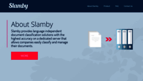 What Slamby.com website looked like in 2020 (3 years ago)