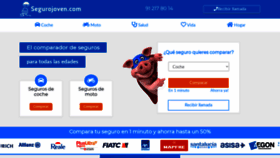 What Segurojoven.com website looked like in 2020 (3 years ago)