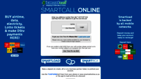 What Smartcallonline.co.za website looked like in 2020 (3 years ago)