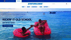 What Swimline.com website looked like in 2020 (3 years ago)