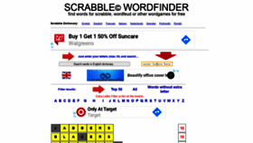 What Scrabblewordfinder.eu website looked like in 2020 (3 years ago)