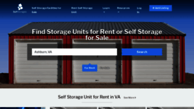 What Selfstorages.com website looked like in 2020 (3 years ago)