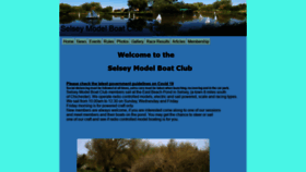 What Selseymodelboatclub.co.uk website looked like in 2020 (3 years ago)