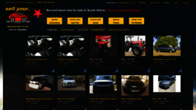 What Sellyourcar.co.za website looked like in 2020 (3 years ago)