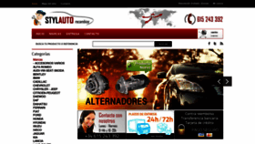 What Stylautorecambios.es website looked like in 2020 (3 years ago)