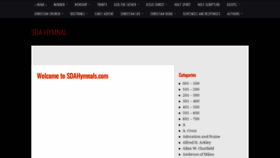 What Sdahymnals.com website looked like in 2020 (5 years ago)