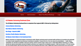 What Swzoneswimming.org website looked like in 2020 (3 years ago)