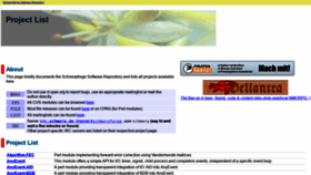 What Schmorp.de website looked like in 2020 (3 years ago)