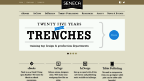 What Senecadesign.com website looked like in 2020 (3 years ago)