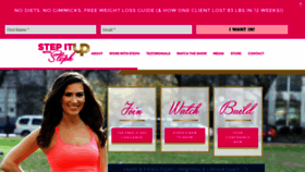What Stepitupwithsteph.com website looked like in 2020 (3 years ago)