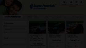 What Superpewniak.pl website looked like in 2020 (3 years ago)