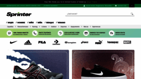 What Sportzone.es website looked like in 2020 (3 years ago)