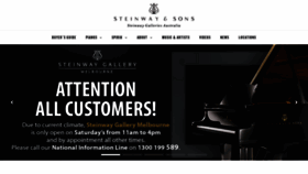 What Steinway.com.au website looked like in 2020 (3 years ago)