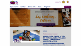 What Sauthonpetiteenfance.fr website looked like in 2020 (3 years ago)