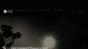 What Skimuseum.net website looked like in 2020 (3 years ago)