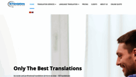What Setranslations.com website looked like in 2020 (3 years ago)