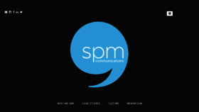 What Spmcommunications.com website looked like in 2020 (3 years ago)