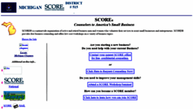 What Scoremichigan.org website looked like in 2020 (3 years ago)