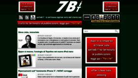 What Setteb.it website looked like in 2020 (3 years ago)