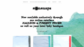 What Sunsnapz.com website looked like in 2020 (3 years ago)