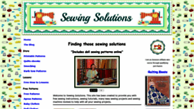 What Sewing-solutions.com website looked like in 2020 (3 years ago)