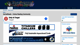 What Socalireefs.com website looked like in 2020 (3 years ago)