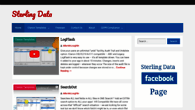 What Sterlingdata.com website looked like in 2020 (3 years ago)