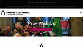 What Sheffieldcathedral.org website looked like in 2020 (3 years ago)