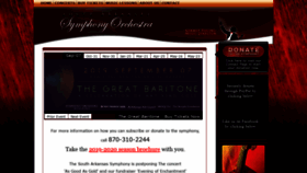 What Southarkansassymphony.org website looked like in 2020 (3 years ago)