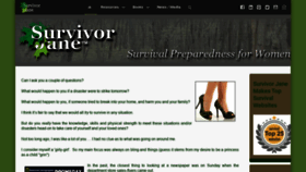What Survivorjane.com website looked like in 2020 (3 years ago)