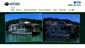 What Shastalakevacations.com website looked like in 2020 (3 years ago)