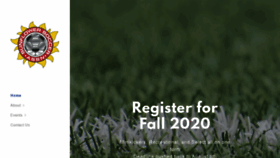 What Sunflowersoccer.org website looked like in 2020 (3 years ago)
