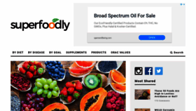 What Superfoodly.com website looked like in 2020 (3 years ago)