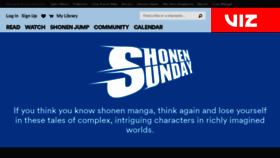 What Shonensunday.com website looked like in 2020 (3 years ago)